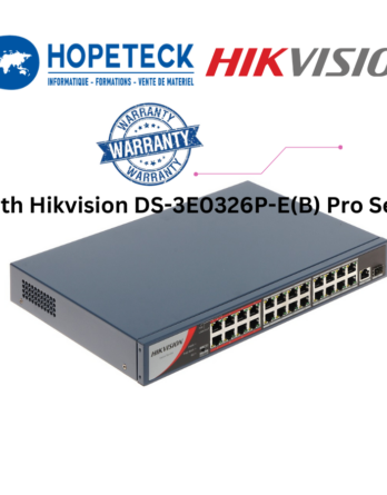 Swith Hikvision DS-3E0326P-E(B) Pro Série